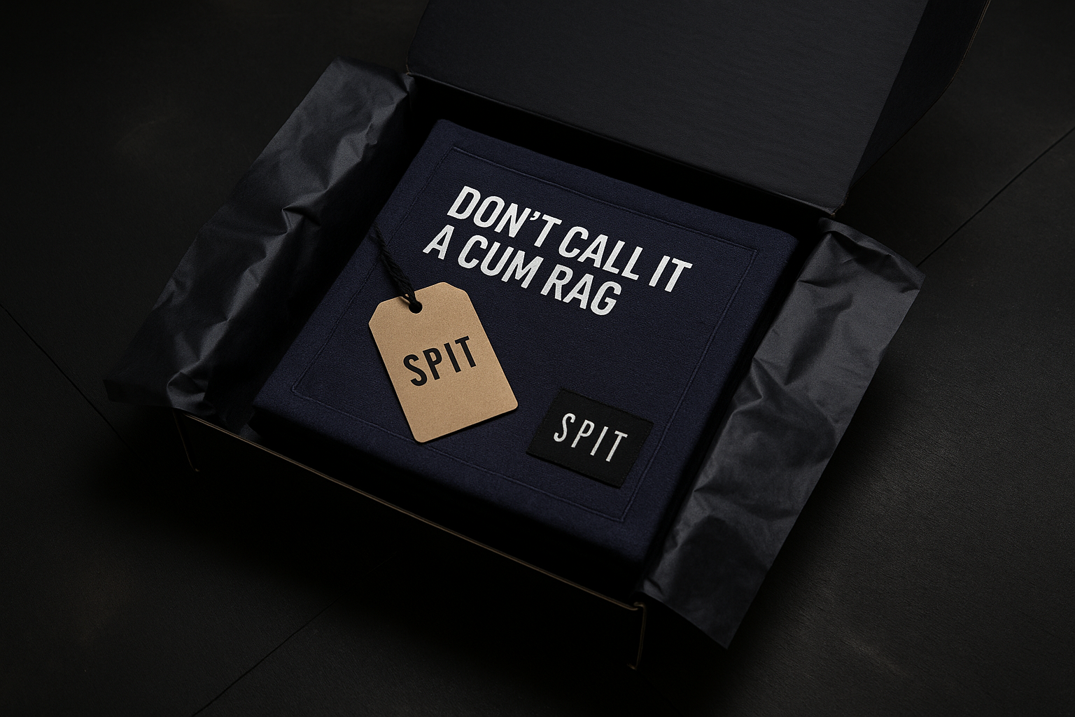 SPIT RAW – “Don't Call it a Cum Rag” Towel