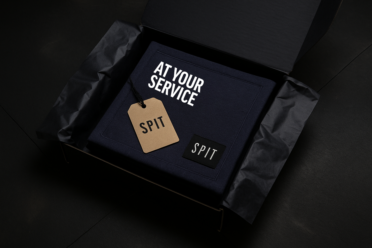SPIT RAW – “At Your Service” Towel