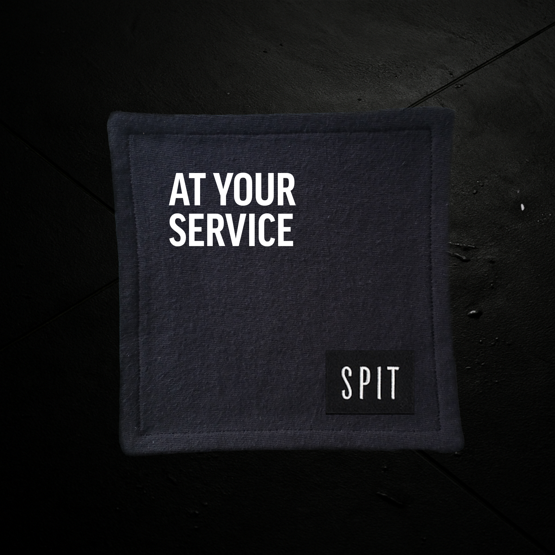 SPIT RAW – “At Your Service” Towel