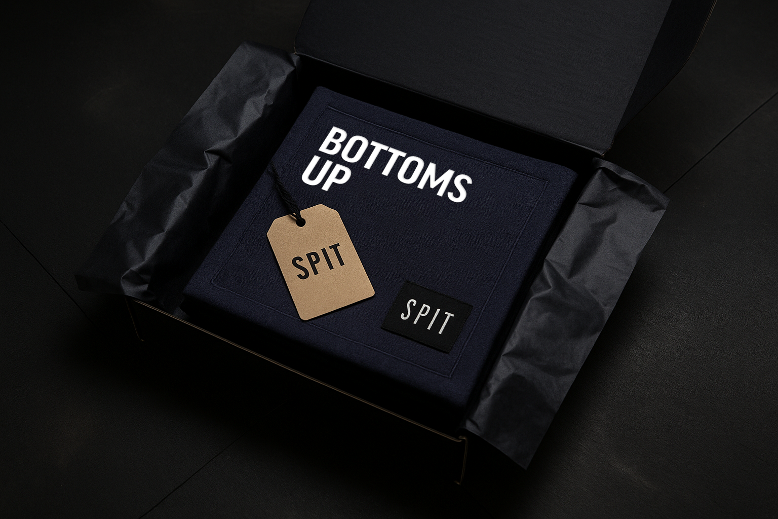 SPIT RAW – “Bottoms Up” Towel