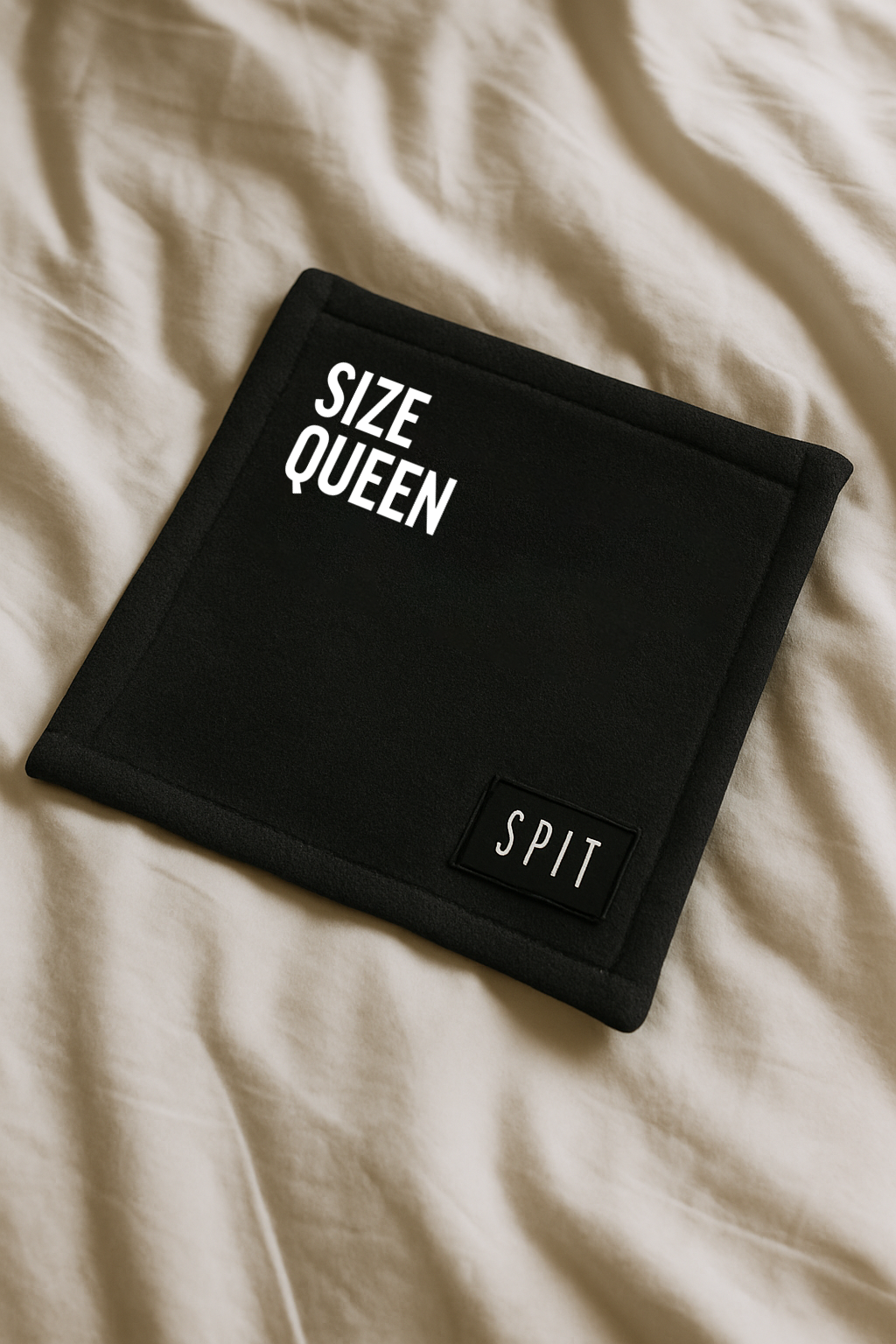 SPIT RAW – “Size Queen” Towel