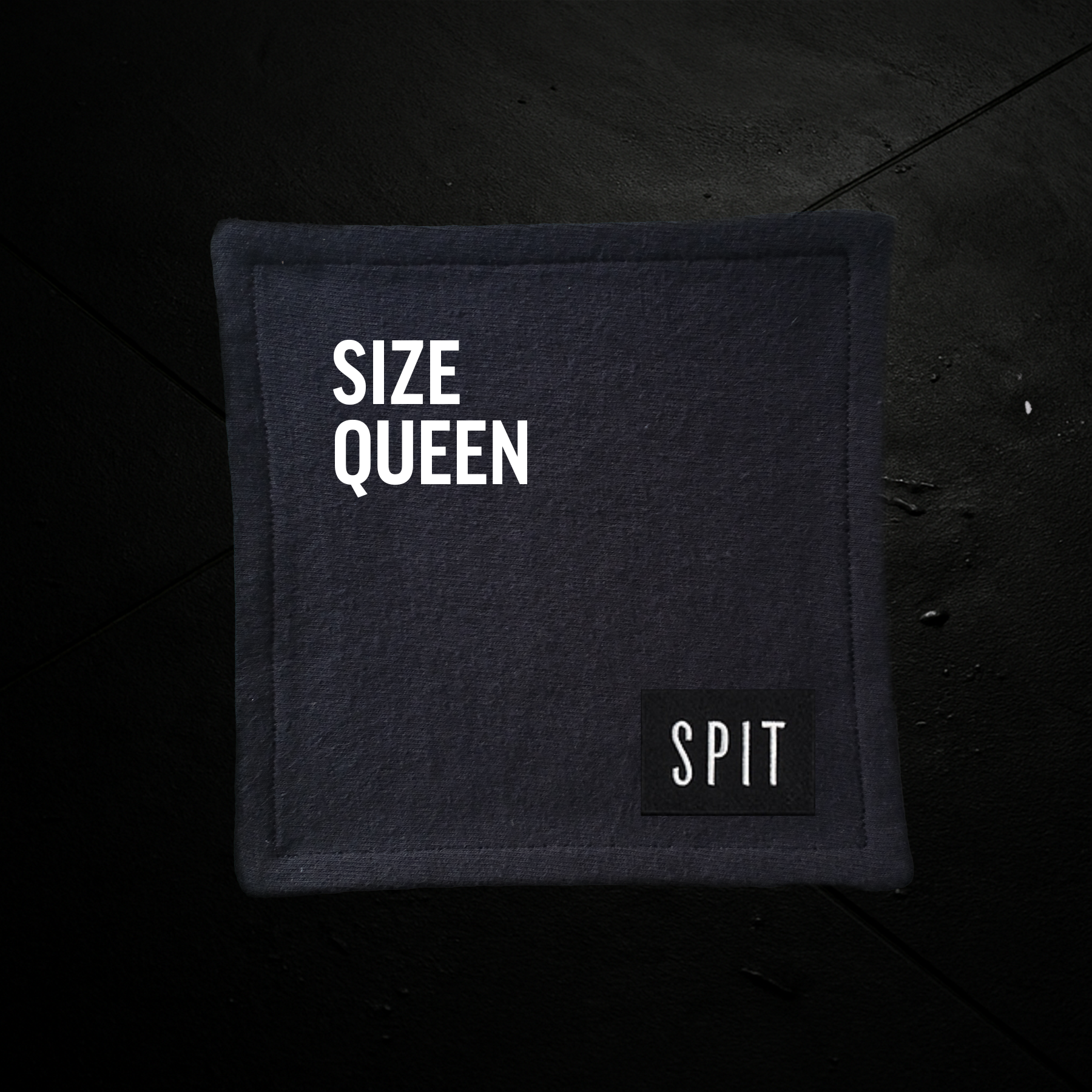 SPIT RAW – “Size Queen” Towel