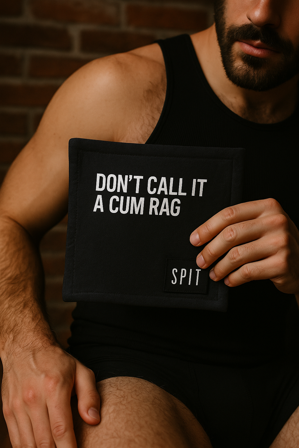SPIT RAW – “Don't Call it a Cum Rag” Towel